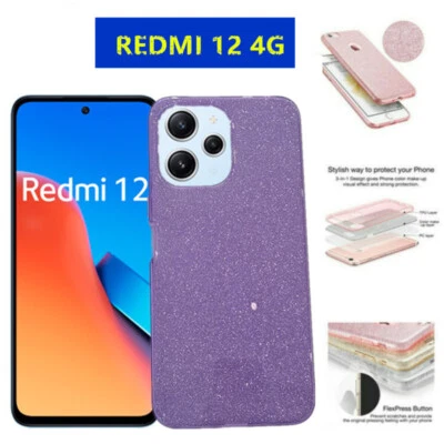 Cover Custodia Brillantini Brillante  per XIAOMI REDMI 12 + PELLICOLA VETRO - Immagine 1 di 4