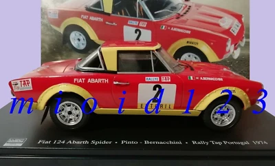 FIAT 124 ABARTH SPIDER - Pinto Bernacchini - 8° Rally Portogallo 1974 - WRC 1/24 - Immagine 1 di 2