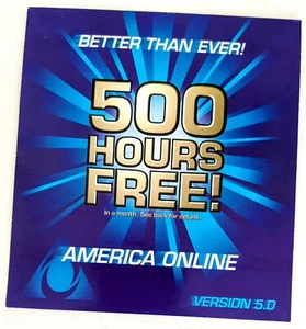 Disco del Programa Coleccionable America Online, CD Vintage AOL 5.0, "Light Burst" RARO - Imagen 1 de 2