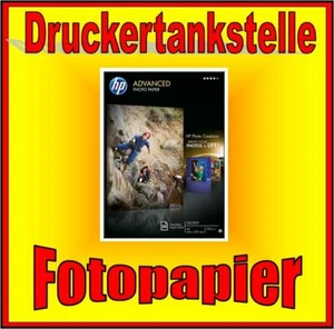 original HP Advanced INVENT Fotopapier 50 Blatt 10x15cm 250g glossy NEU - Afbeelding 1 van 2