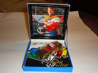 1:64 White Rose Matchbox Super Stars 1994 Novato del Año #8 Jeff Burton Oro Foto 1 de 4