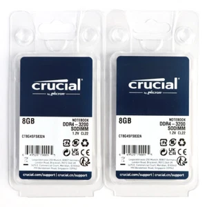 Genuine NEW Crucial DDR4 8GB 3200MHz SO-DIMM Laptop Memory RAM CT8G4SFS832A - Picture 1 of 4
