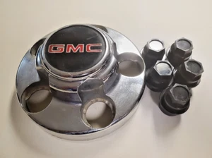 1988-1999 GMC 1500 VAN TRUCK CENTER CAP OEM GMC SIERRA SUBURBAN WITH LUG COVERS - Picture 1 of 5