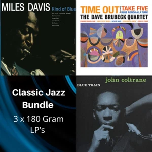 Classic Jazz Bundle : Miles Davis/John Coltrane/Dave Brubeck 3 x 180G Vinyl LP - Picture 1 of 7