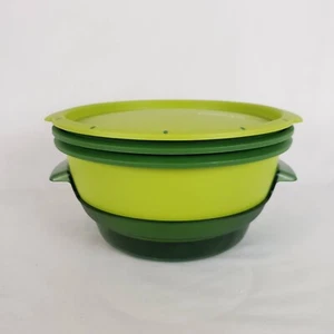 Tupperware Smart Steamer 4 Pieces Green 6988 6508 - Picture 1 of 6