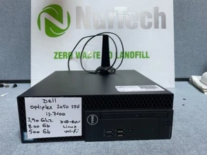 Dell OptiPlex 3050 SFF Intel  i3 7100 3.9GHz 8GB 500GB DVDRW WIFI  Linux Ubuntu - Picture 1 of 10