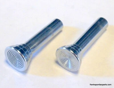Pontiac Metal Door Lock Pull Knobs (2) Catalina Bonneville Grand Prix GTO 63 64 - Image 1 of 2
