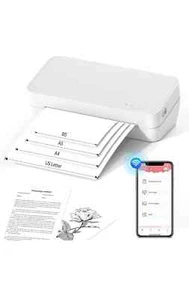NEW IN BOX S821 Portable Wifi Thermal Printer iOS Android - White - Picture 1 of 4