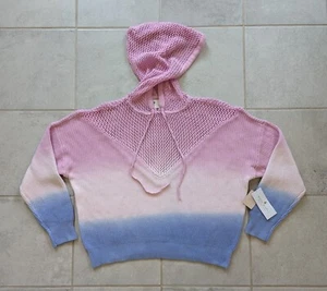 Spiritual Gangster Damen Small Amar Ombre Meshed Up Hoodie Pixie Sky Ombre - Bild 1 von 6