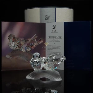 SWAROVSKI SCS Annual Edition 1989 Turteltauben Turtledoves 117895 - Picture 1 of 6