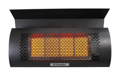 31500 BTU Wall Mounted Natural Gas Infrared Heater w/ Protective Grill Reflector - Image 1 of 4