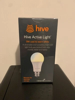 Hive Active Light 9W Cool to Warm White Dimmable Bayonet Smart Bulb - Image 1 of 4