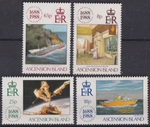 F-EX40777 ASCENSION MNH 1988 TRINCENTENARY OF LLOYD INSURANCE COSMOS SPACE SHIP. - Picture 1 of 1