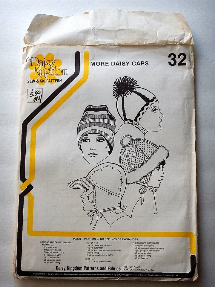 Daisy Kingdom 32 MORE DAISY CAPS ©1976 UC FF - Image 1 of 1