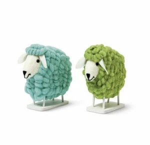 Woolly Sheep Nursery Decoration Home  Decor Green and Blue Living Room - Picture 1 of 4