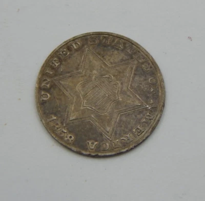 1858 Three (3) Cent Silver Piece - Image 1 of 2