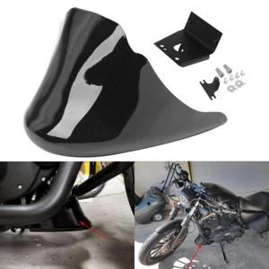 Front Chin Spoiler Air Dam Fairing for Harley Sportster XL883 XL1200 2004-later - Picture 1 of 9