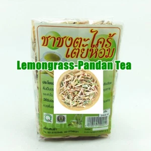 Thai herbal Tea Lemongrass Pandan Good Healthy Relax Reduce Fever Cough Muscles - Picture 1 of 8