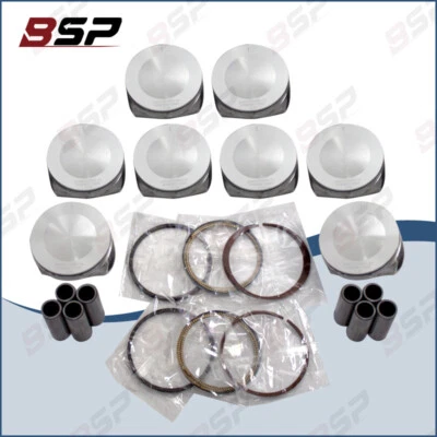New Pistons & Rings Bearings Set Fit 2003-2008 Dodge Ram Chrysler 5.7L HEMI OHV Foto 1 de 4