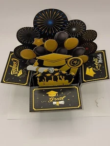 Pop Up Graduation Greeting Card #11 - Picture 1 of 6