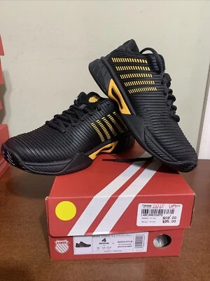 Zapatos de cancha K-Swiss Hypercourt Express 2 niños negros talla 1 4 5 5,5 nuevos en caja Foto 1 de 4