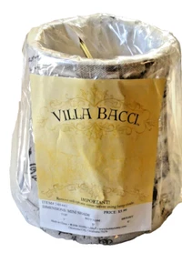 Villa Bacci schwarz hellbraun Leinen Paris Mini Lampe Clip auf Schirm für Flamme wie Glühbirne - Bild 1 von 6