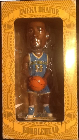 New Orleans Hornets Emeka Okafor #50 NBA SGA Bobblehead MINT Cover