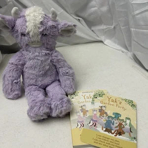 Peluche Slumberkins Edizione Speciale Viola Viola Yak Kin Stuffie Libro Carta - Foto 1 di 5