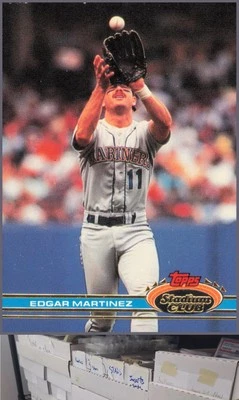 1991 Stadium Club #47a Edgar Martinez - ML - Image 1 of 2