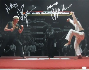 Ralph Macchio & William Zabka KARATE KID Signed/Inscribed 16x20 Photo JSA 196813 - Picture 1 of 4