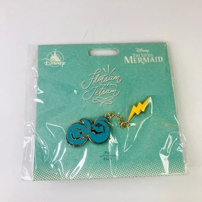 Pin Acessório A Pequena Sereia Disneyana Ouro Azul Relâmpago 2012 - Imagem 1 de 2
