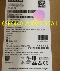 6SE6440-2UD25-5CA1 Siemens 6SE6 440-2UD25-5CA1 Inverter Free Shipping NEW IN BOX - Picture 1 of 2