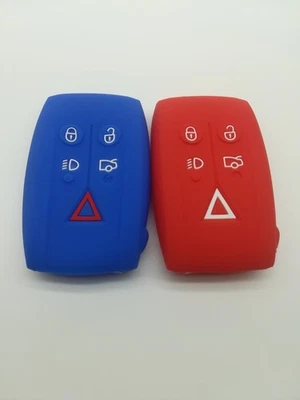 2*Cubierta de llave remota de silicona para Jaguar XF XFR XK XKR KR55WK49244 2007-2012 Foto 1 de 4