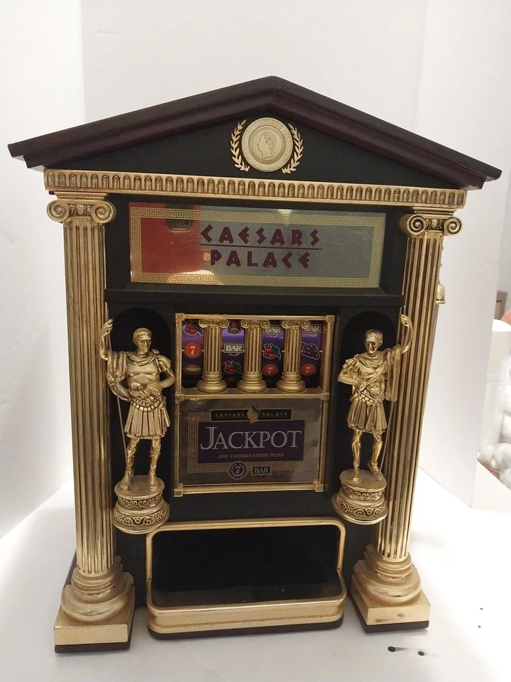 DEFECTUOSO Caesars Palace Casino Las Vegas Vintage Franklin Mint Jackpot G3D Foto 1 de 4