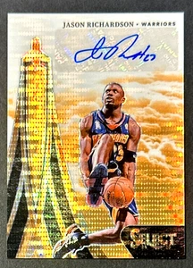 2024-25 SELECT AUTO JASON RICHARDSON SIGNED IN FLIGHT NEON ORANGE PULSAR /30 - Picture 1 of 2