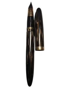 Vintage Sheaffer Lined 14k Gold NIB Fountain Pen - 5 1/4" - Picture 1 of 4