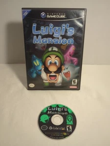Luigi's Mansion (Nintendo GameCube, 2001) Falta Manual Etiqueta Negra - Imagen 1 de 5