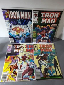 Iron Man Vol 1. (5) Comic Lot Issues 199-200-201-202-204 Marvel 1985 - Picture 1 of 16