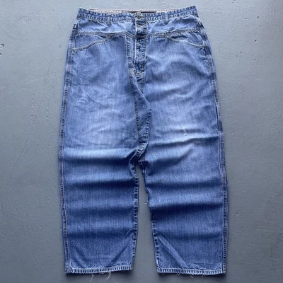 Vintage Marithe Francois Girbaud Baggy Wide-Leg Denim Jeans Size 39 x 29 - Image 1 of 4