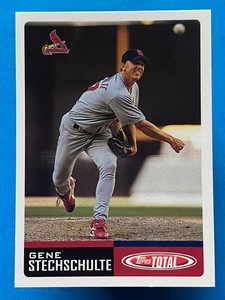 2002 Topps Total Gene Stechschulte #753