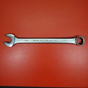 Llave combinada métrica PROTO Tools USA 1217M 17mm 12pt EE. UU. - Imagen 1 de 7