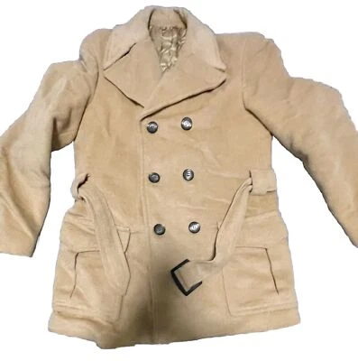 Vintage Van Heusen Windbreaker Pea Coat Men's Size 40 Made In Italy - Image 1 of 4