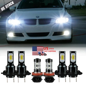 Kit combinado de bombillas antiniebla 6000 k de faros LED para BMW 325xi 330xi 2002-2006 - Imagen 1 de 11