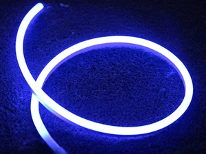 LED Neón, Banda de Luz LED, Tira LED, Cadena de Luz LED con Perfil de Aluminio, Azul Regulable - Imagen 1 de 9