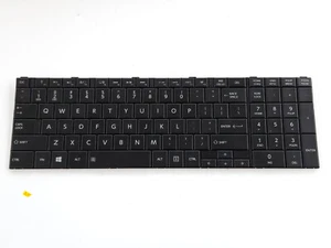 Genuine Toshiba Satellite C55D-A5170 - Black US QWERTY Keyboard / V143026CS1 - Picture 1 of 4