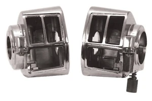 V-Factor 13335 Chrome Handlebar Switch Housing Harley Big Twin Sportster 82-95 - Picture 1 of 1