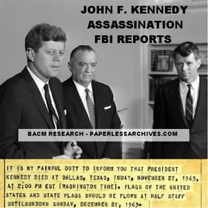 John F. Kennedy Assassination FBI Reports USB Reports USB Drive - Foto 1 di 6