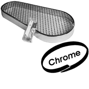 FAN BELT PULLEY GUARD COVER CHROME VW T1 BEETLE BUG BAJAS BUGGY A1610 - Picture 1 of 5
