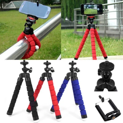 Camera Phone Holder Flexible Octopus Mini Tripod Bracket Stand For iPhone ✿ - Image 1 of 4
