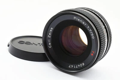 [Near MINT] CONTAX Carl Zeiss Planar T* 50mm f/1.7 AEJ MF Lens C/Y From JAPAN - Image 1 of 4